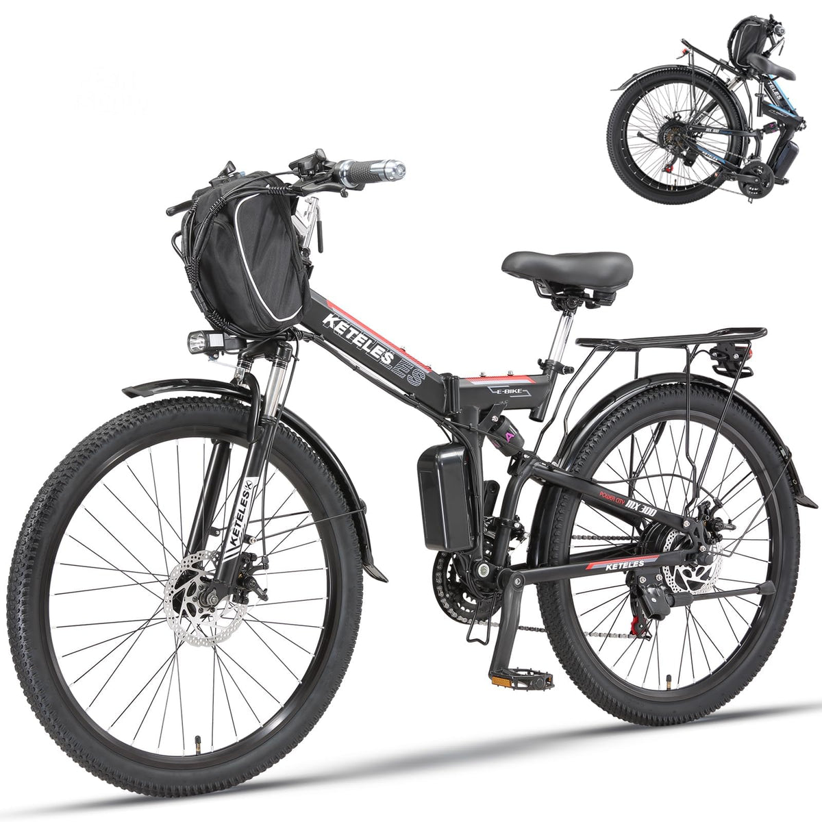 EVGUPRIDER 1000W Folding Electric Bike – Canada