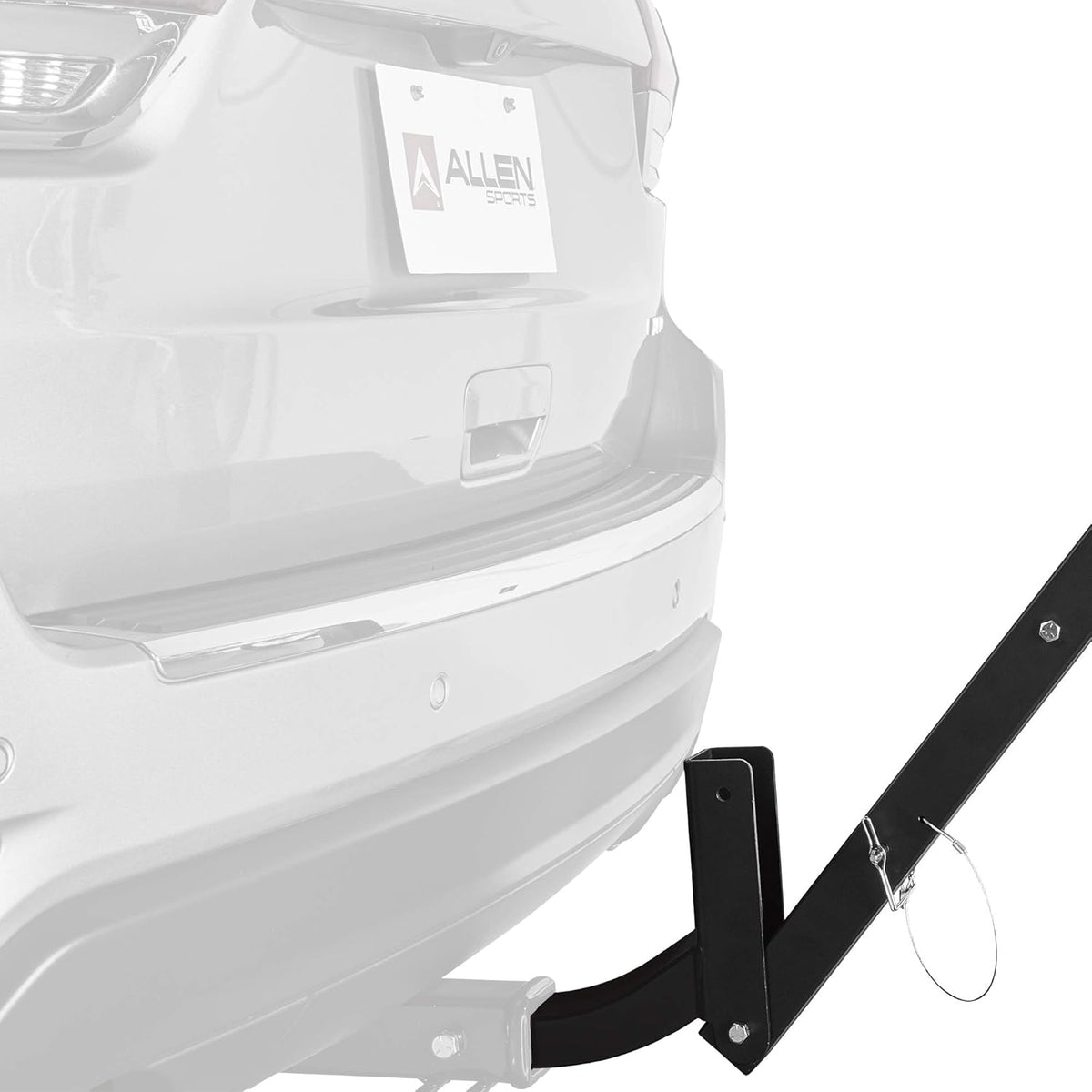 Allen Sports Deluxe 4-bike hitch mount rack tilt mechanism detail Canada