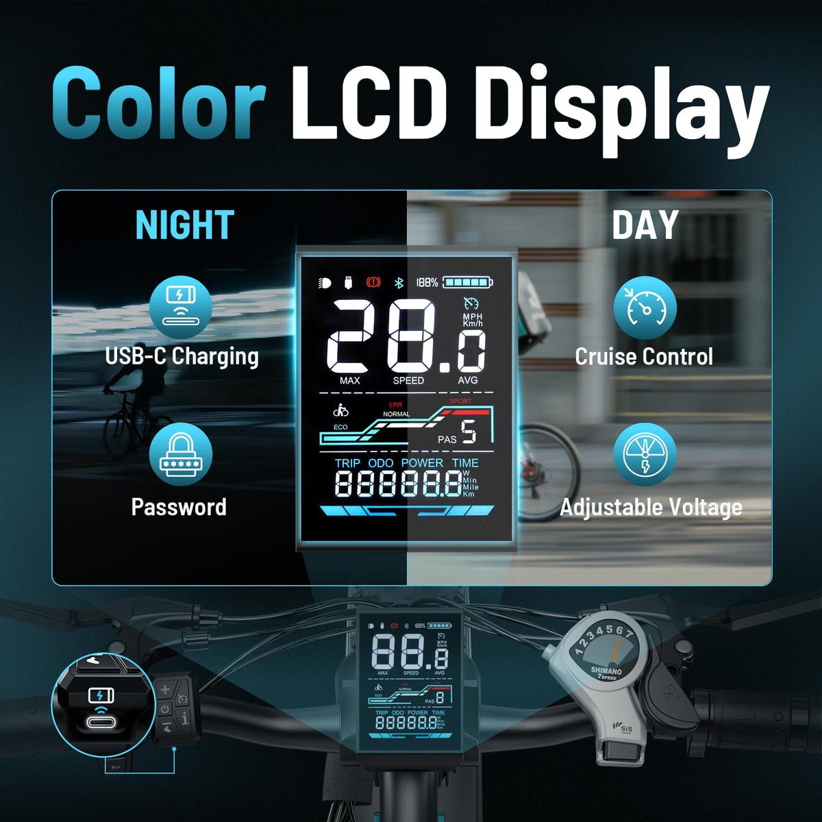 Jasion EB5 MAX Electric Bike – Fat Tire E-Bike Canada