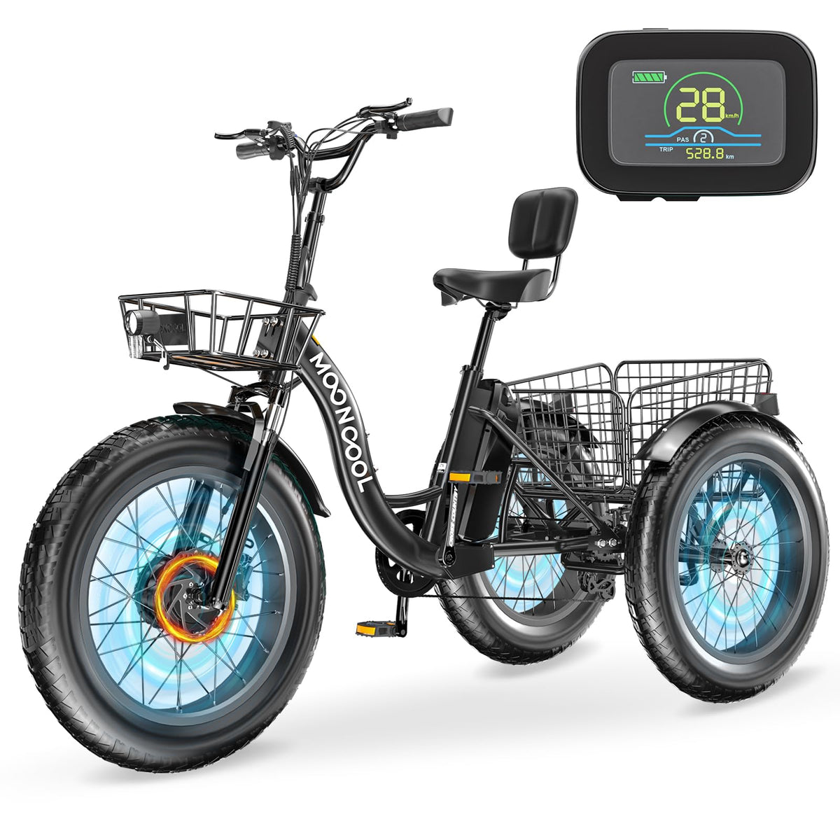 Mooncool Electric Tricycle - Best in Canada 2025