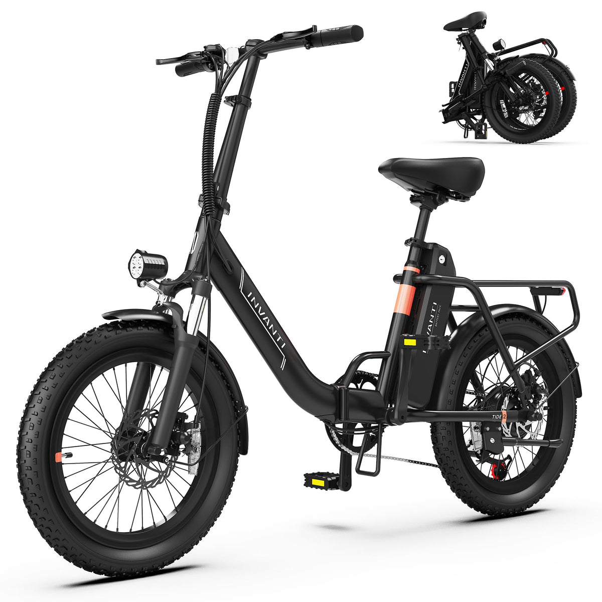 INVANTI EB11 Bicicleta eléctrica plegable de ruedas anchas Canadá