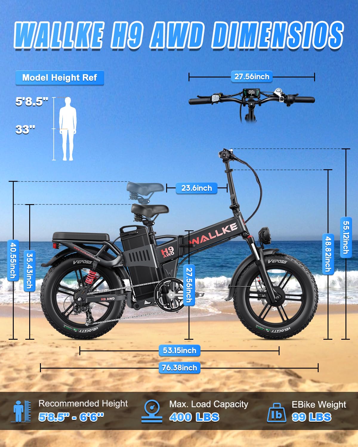 Bicicleta Eléctrica Wallke X3 Pro Canadá