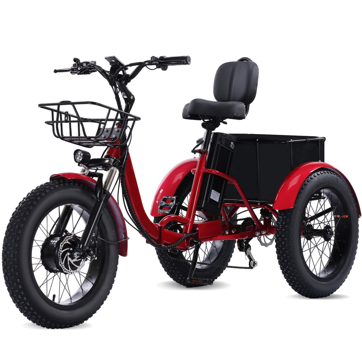 Kakigo Folding Electric Trike 48V 15Ah Fat Tire Canada