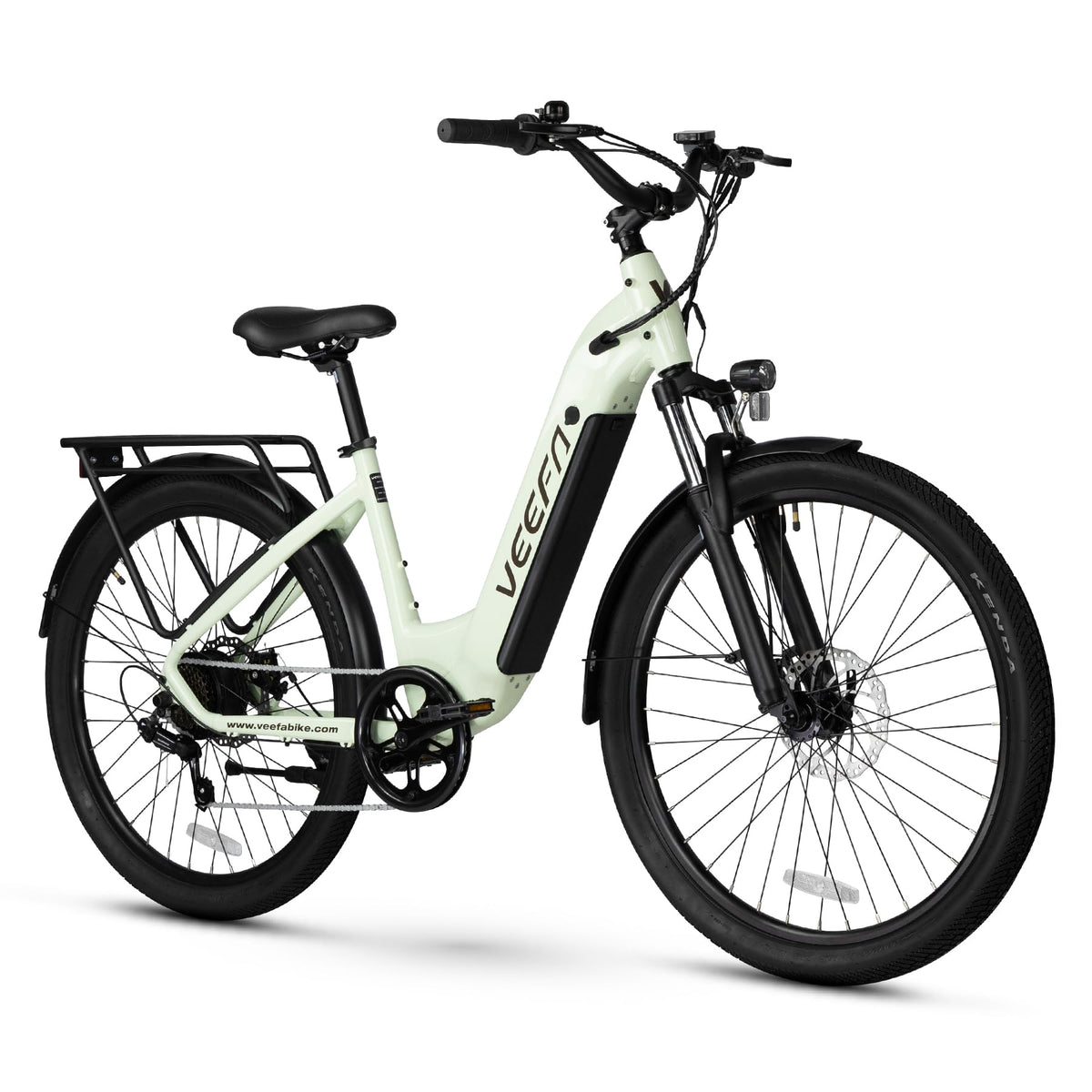 VEEFA Electric Bike for Adults 27.5” Ebike 32-38kmh Peak 1000W Motor E-Bike 128 KM Max Range by 48V Built-in Removable Battery, 5 Pedal-Assist Levels, UL 2849 Certified E Bike for Commuting