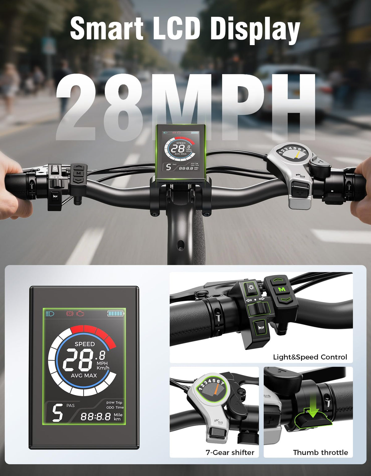 Jasion Roamer Electric Bike - Power in Canada