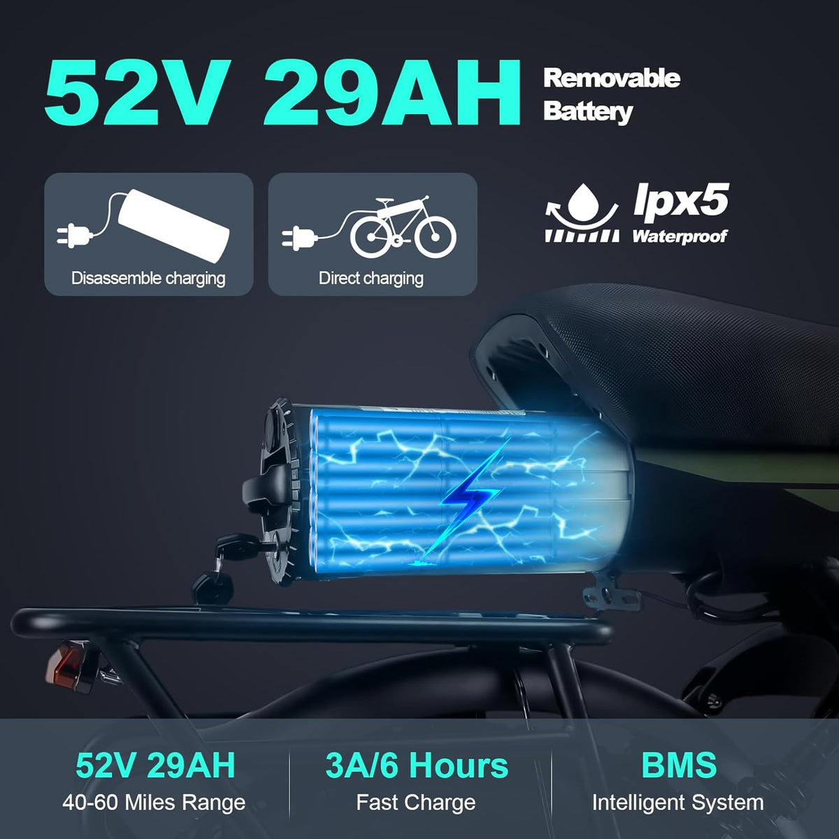 Bicicleta eléctrica de doble motor Smartravel ST201F Pro 3000W Canadá