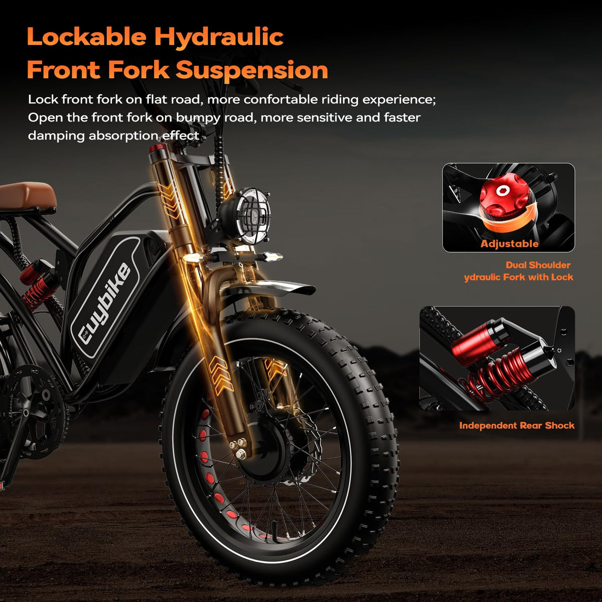 EUYBIKE S4 Dual Motor Fat Tire Electric Bike Canada