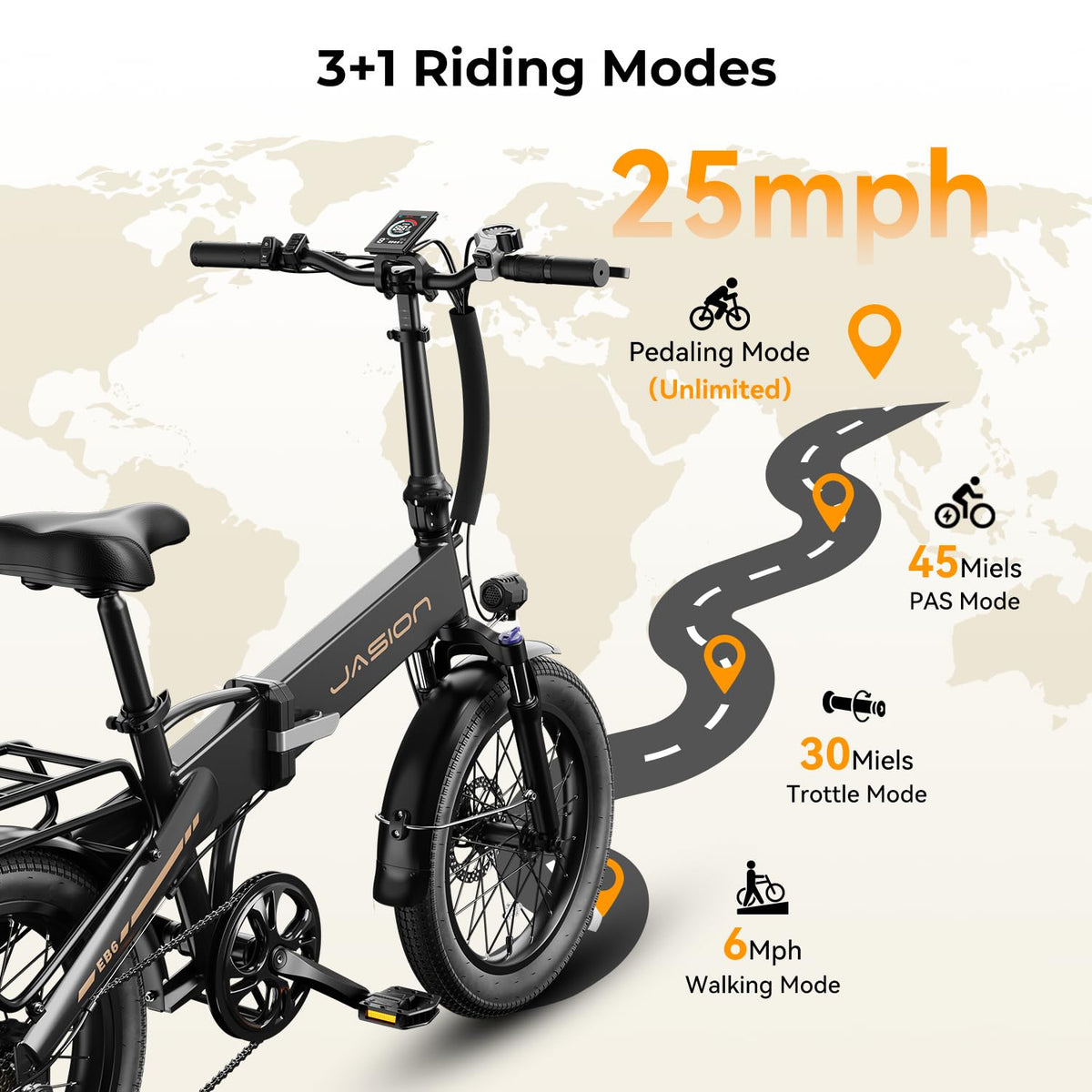 Heybike Mars 2.0 E-Bike – Fat Tire Folding Ebike Canada