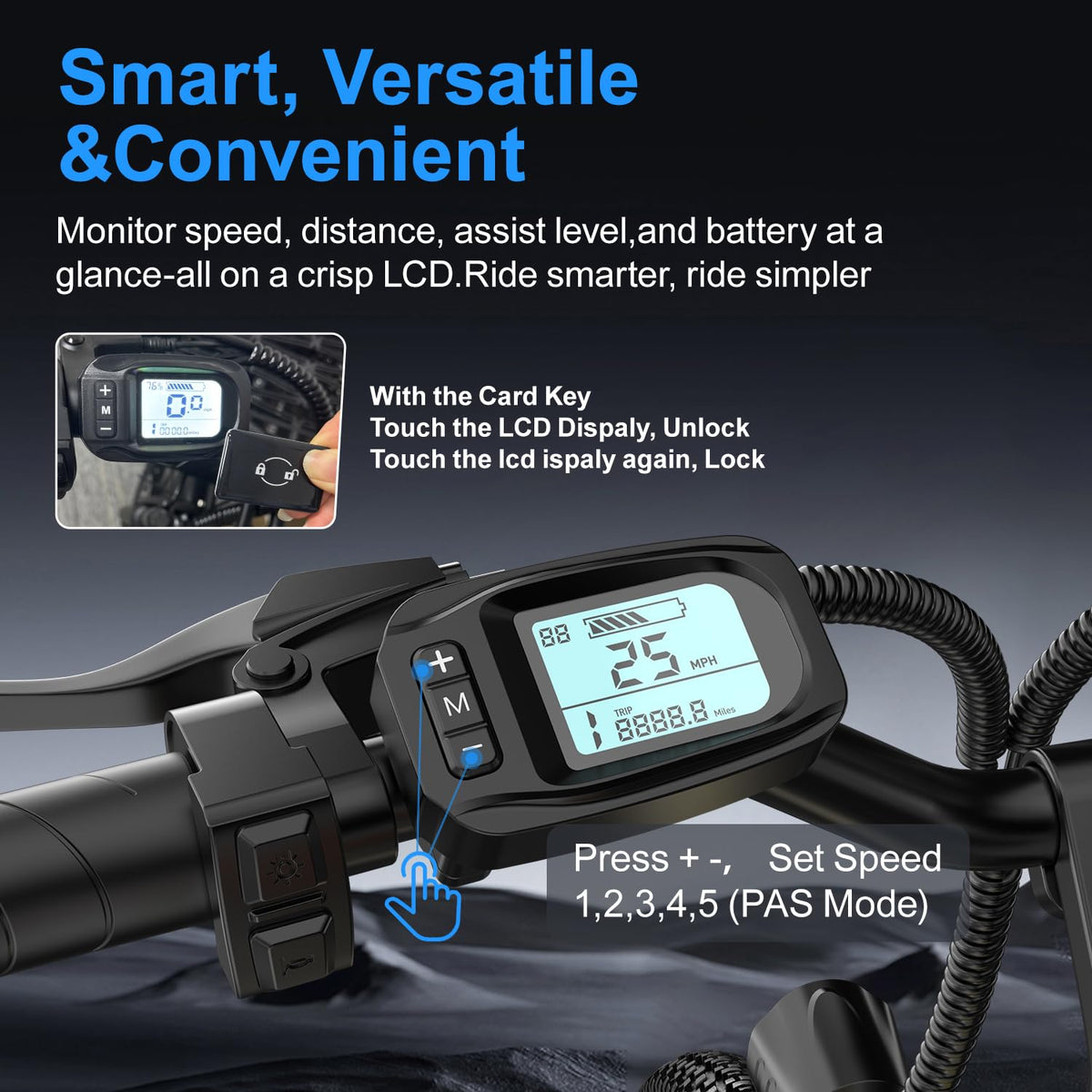 Aairsk SU7 750W Peak 36V 13Ah Electric Bike – Compact Long-Range City Commuter E-Bike Canada