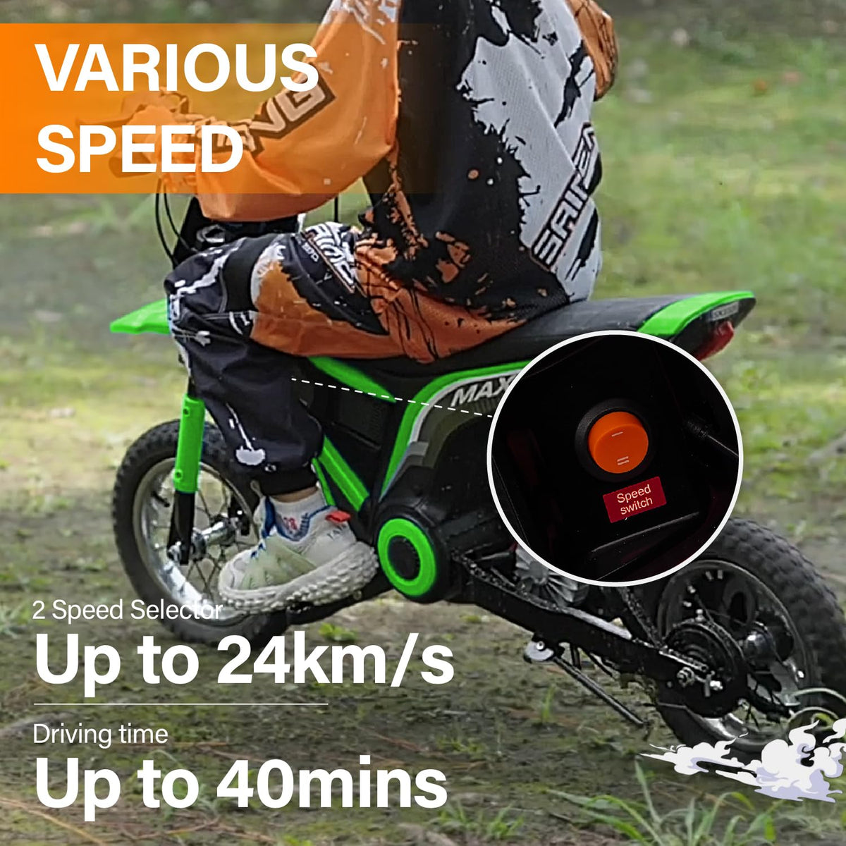 Voltz Toys Kids Electric Dirt Bike 24V 350W Canada