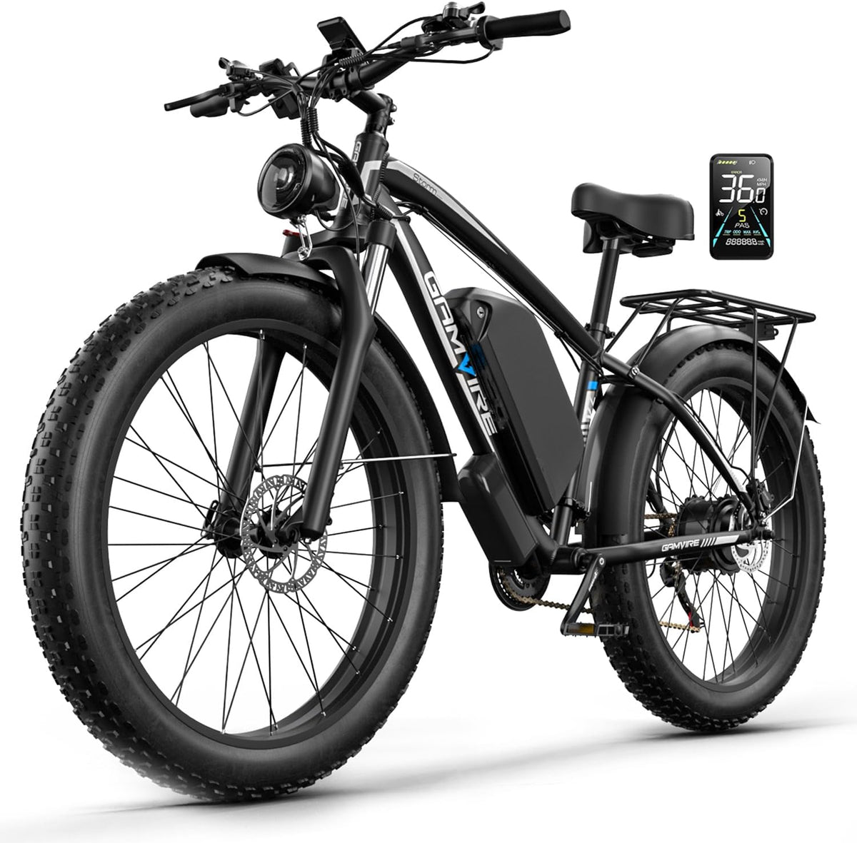 GAMVIRE V7 Electric Mountain Bike Canada – 52V Fat Tire