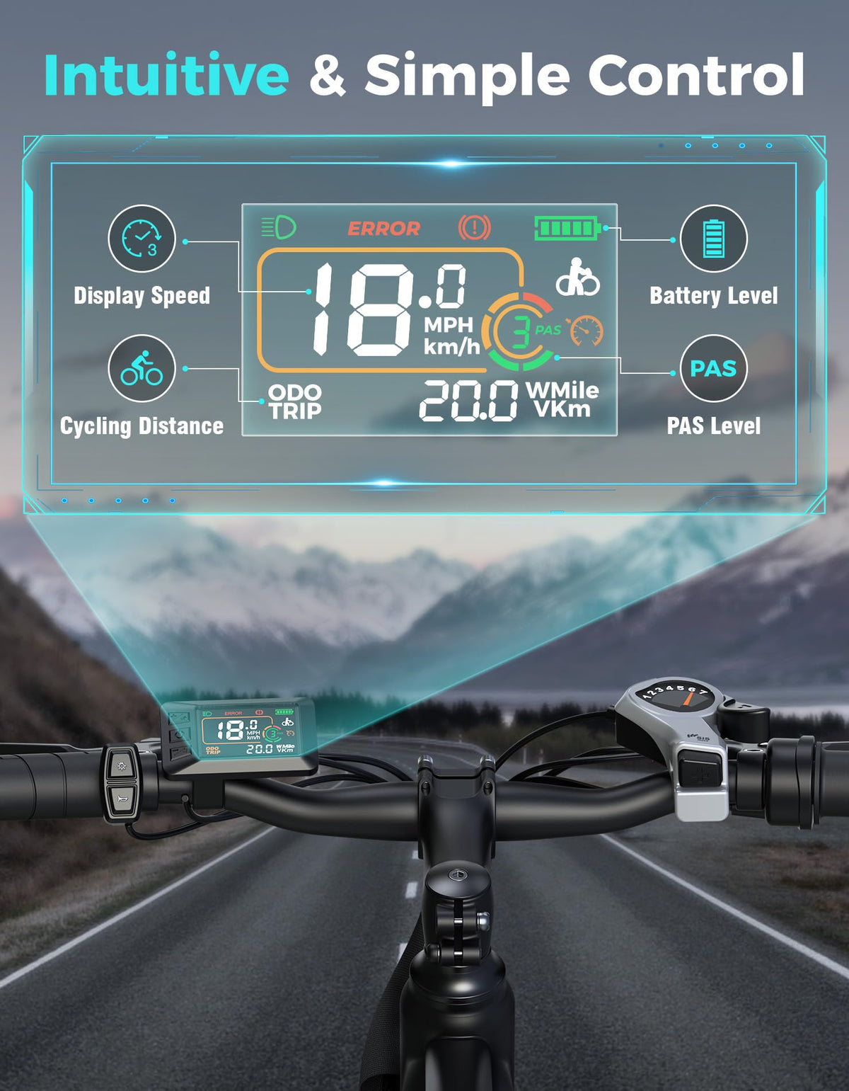 Jasion EB5 Electric Bike 26" 360 Wh Battery | Commuter E-Bike Canada