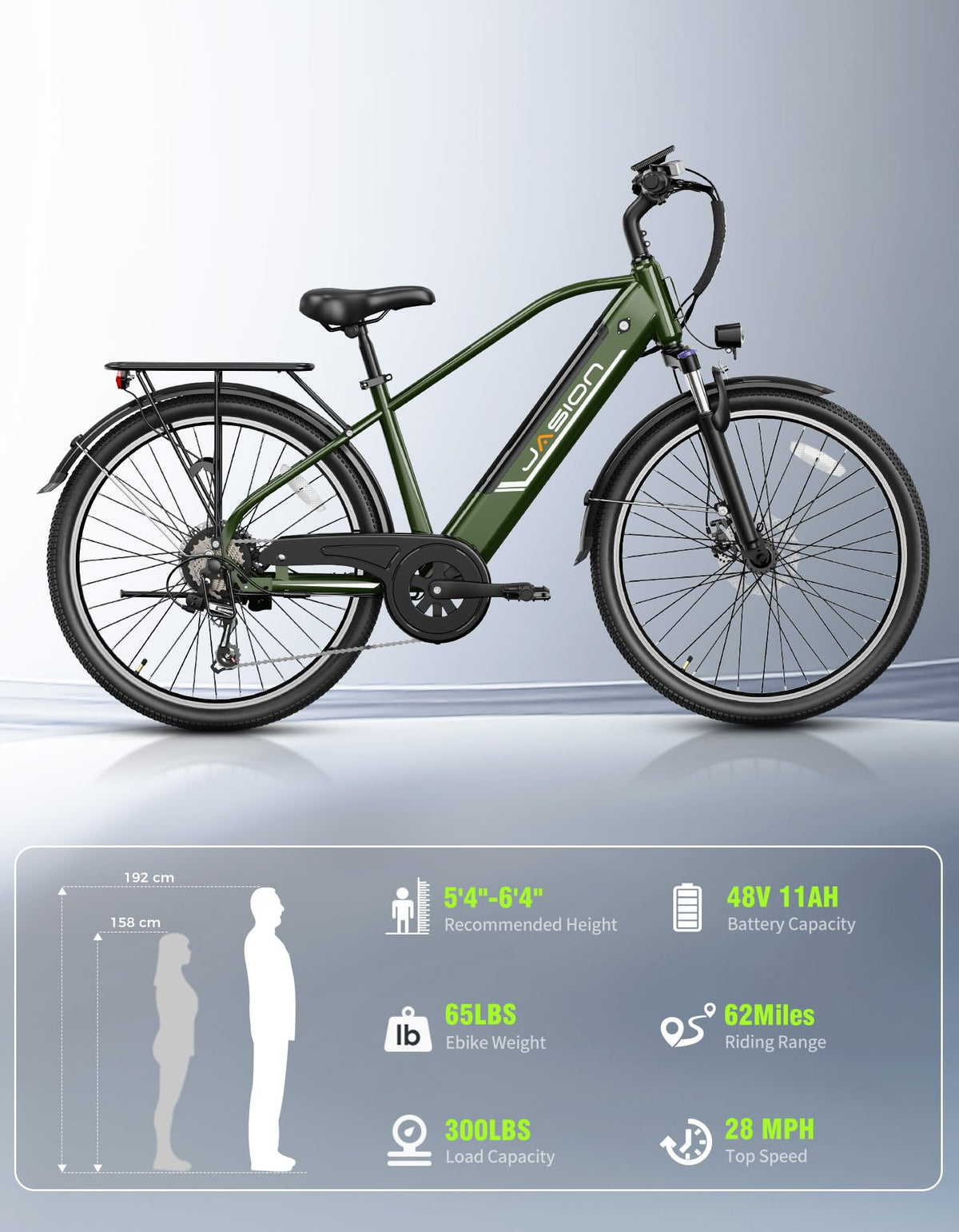 Jasion Roamer Electric Bike - Power in Canada