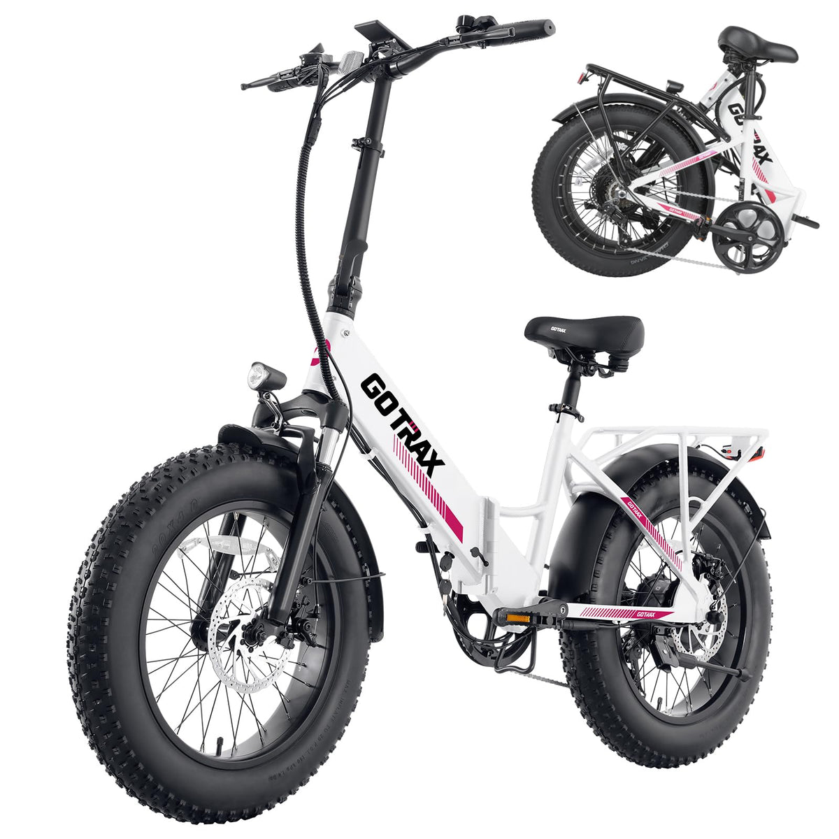 Gotrax R2 Folding Electric Bike – 500W, 64 km Range, Compact E-Bike for Canada