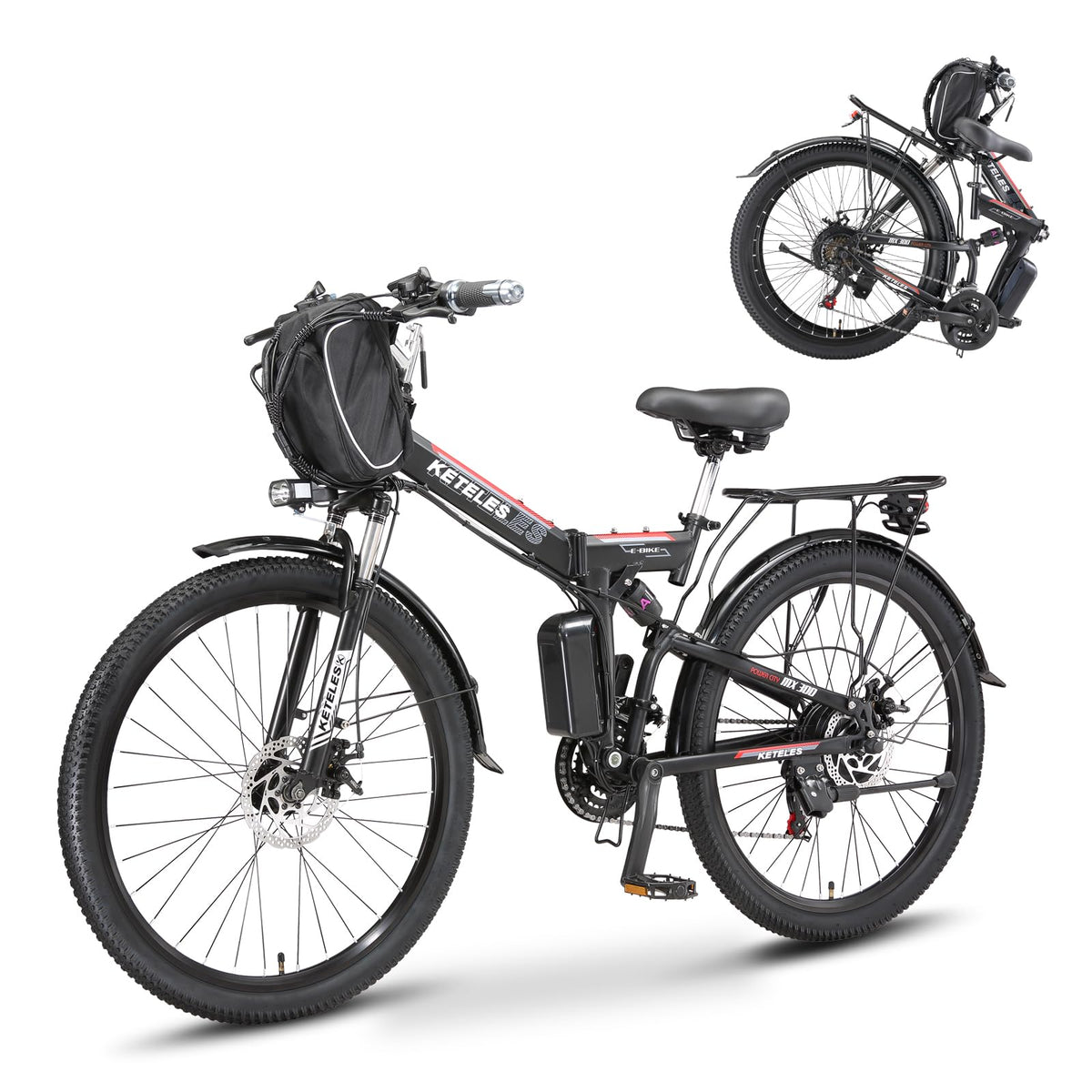 JESRIDER MX300 1000W Folding Electric Bike Canada