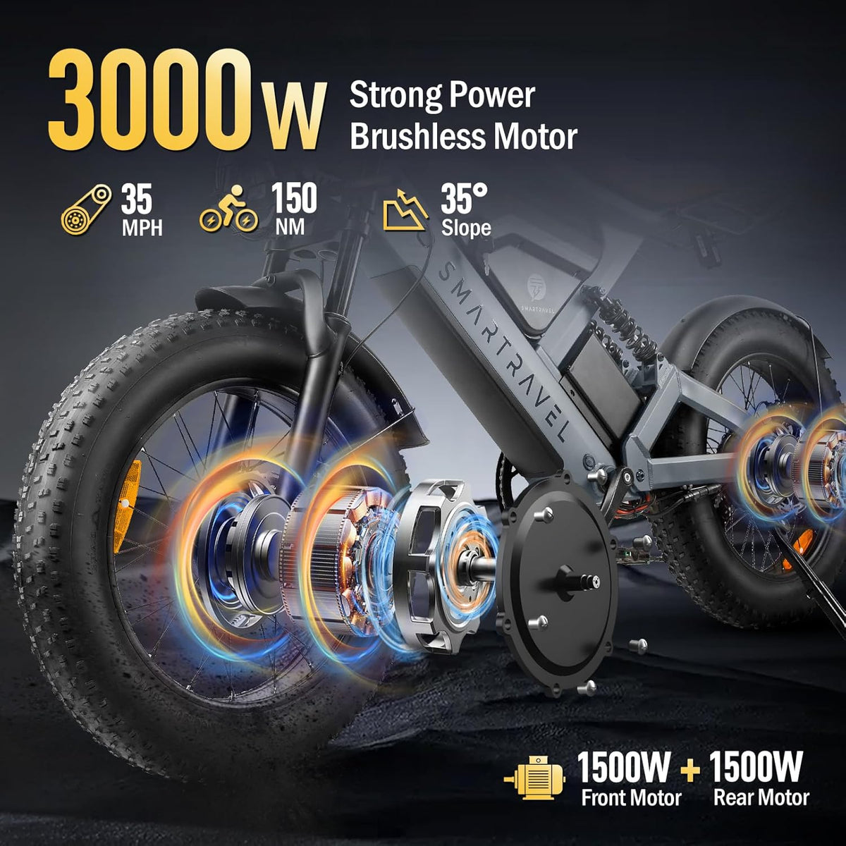 Bicicleta eléctrica Smartravel Raptor ST202 Pro Canadá
