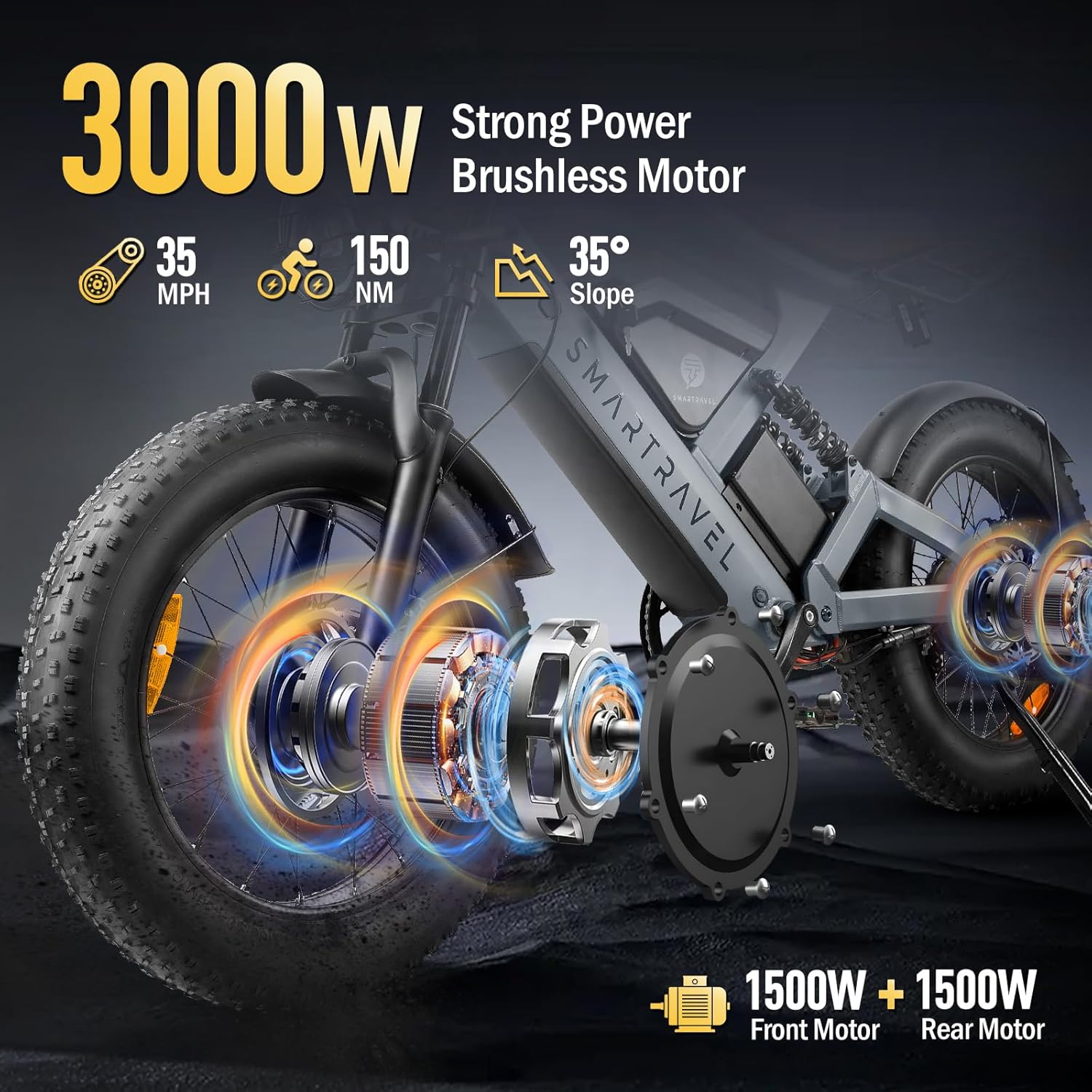 Bicicleta eléctrica Smartravel Raptor ST202 Pro Canadá