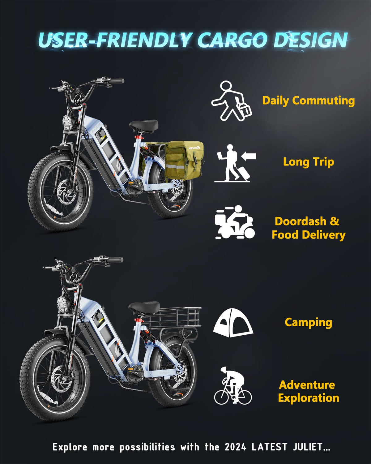 Eahora Juliet Pro II Dual Motor Electric Bike Canada