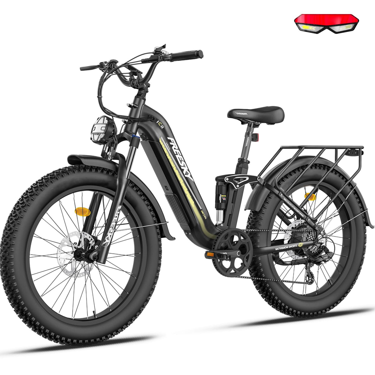 FREESKY Wild Cat Pro Electric Bike – Fat Tire E-Bike 1800W (Canada)