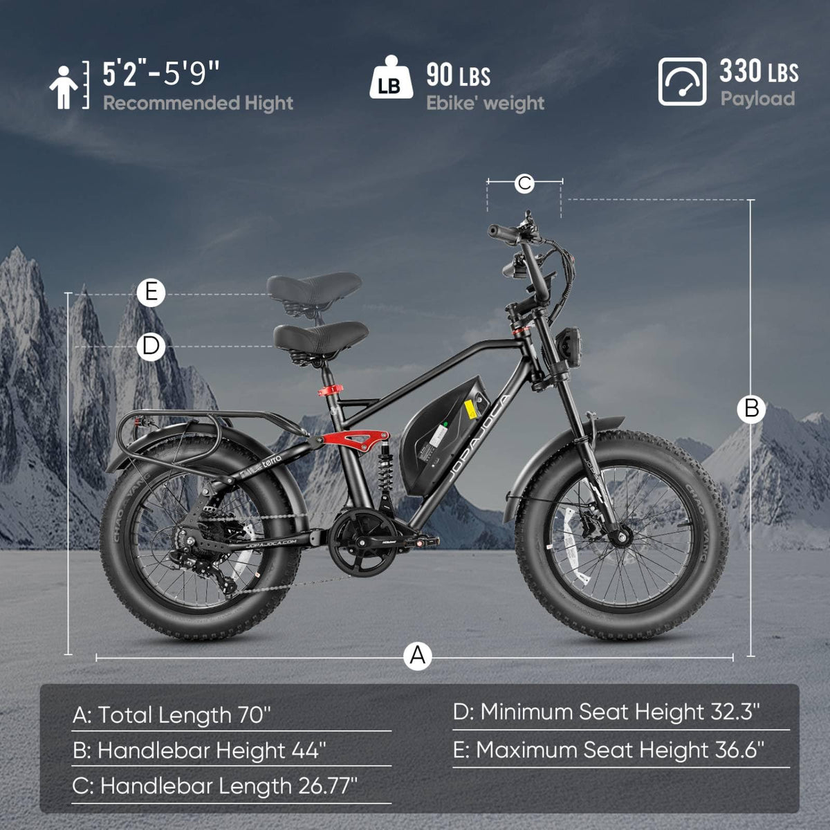 eAhora Terra 1500W Peak E-Bike Canada – Power Unleashed