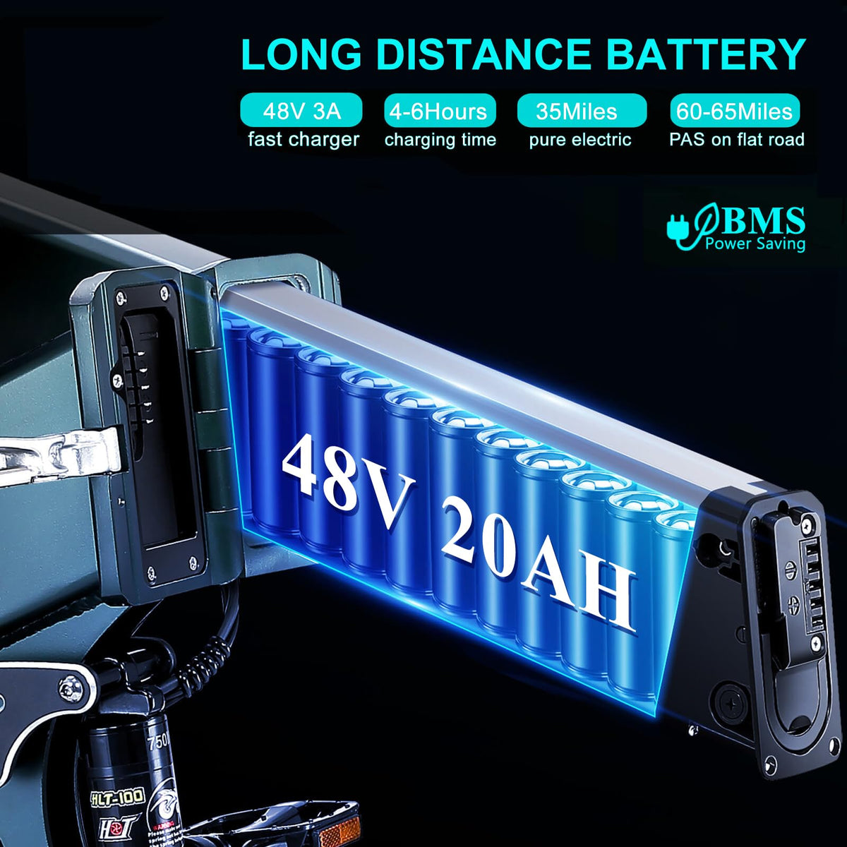 BIGUODIR 2000W Dual Motor Fat Tire E-Bike Canada