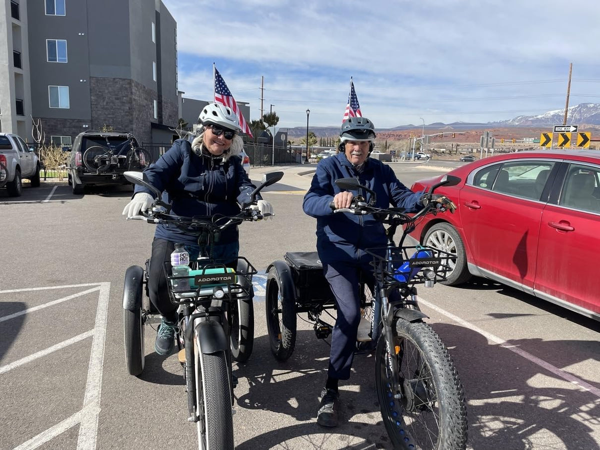 ADDMOTOR Grandtan II 750W Electric Tricycle for Adults – 48V 20AH, 85 Mile Range, Fat Tire 3-Wheel E-Trike for Seniors