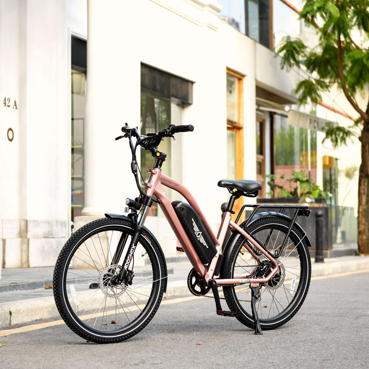 Addmotor CityPro E-43 Step-Thru Electric Commuter Bike – 500W Motor, 48V Battery, Long-Range E-Bike for Canadian Riders