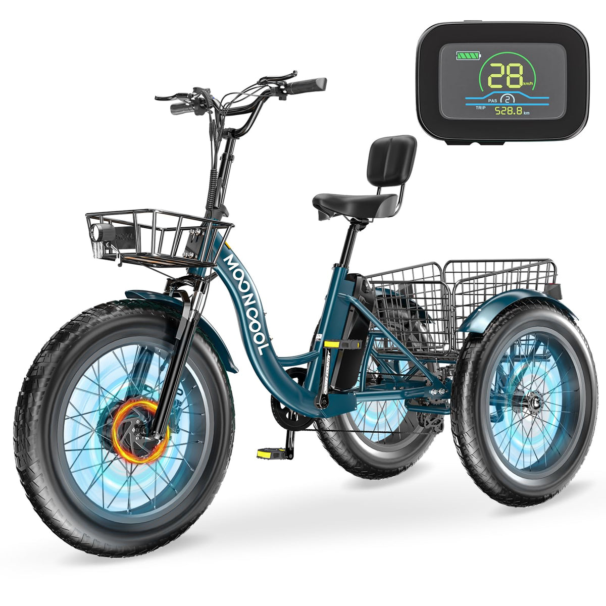 Mooncool Electric Tricycle - Best in Canada 2025