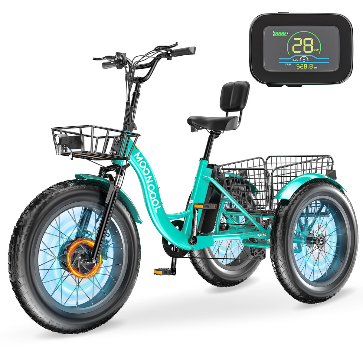 Mooncool Electric Tricycle - Best in Canada 2025
