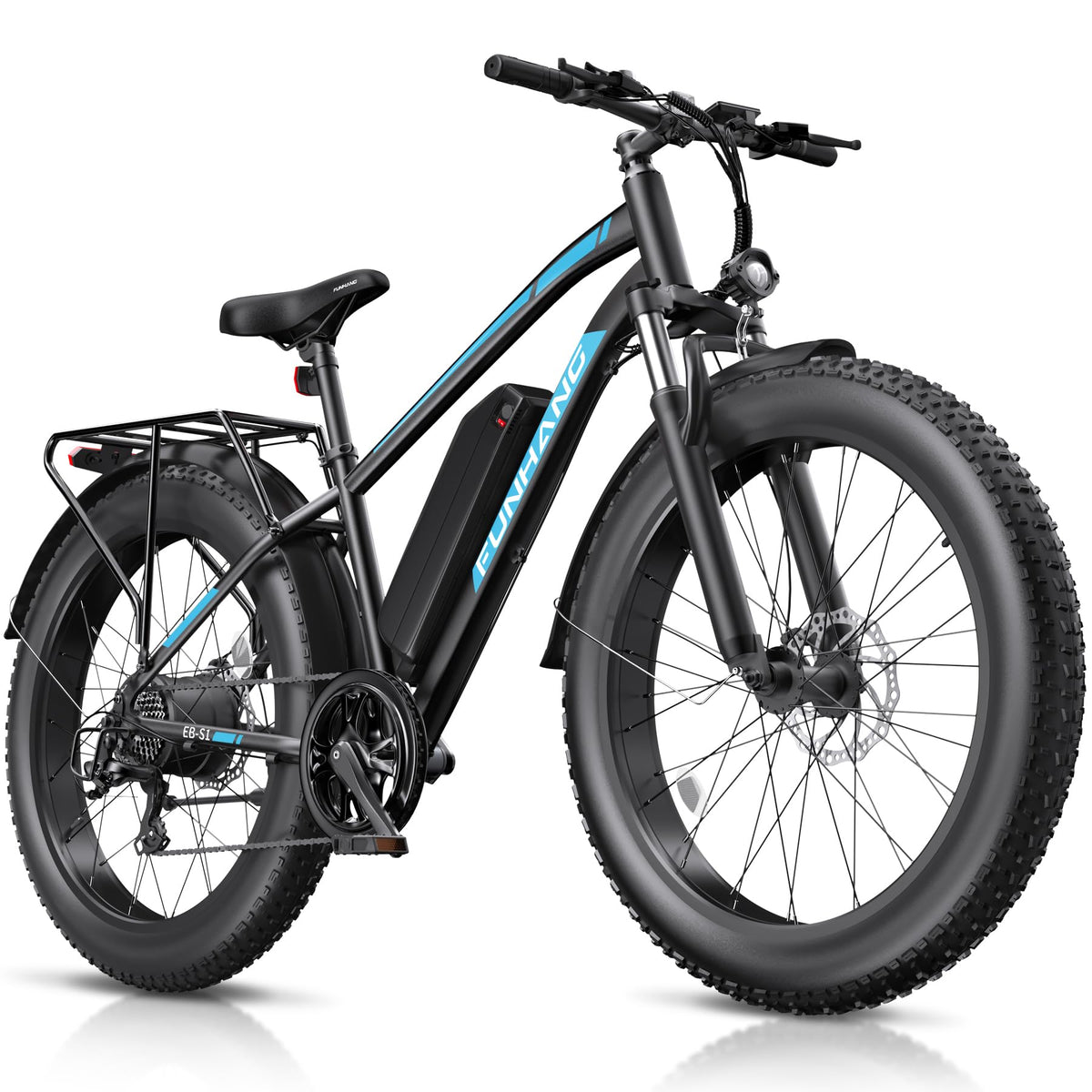 Funhang EB-S1 Electric Fat Tire Bike – 1000W Motor, 60 Mile Range, All-Terrain, Built for Canadian Winters