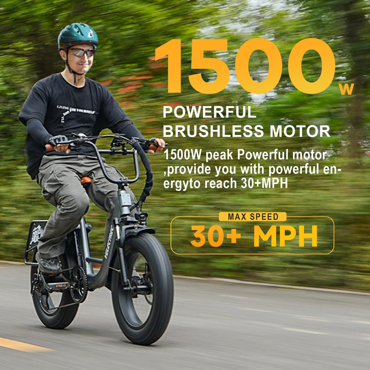 Vefreedom 1500W Peak Fat Tire E-Bike Canada