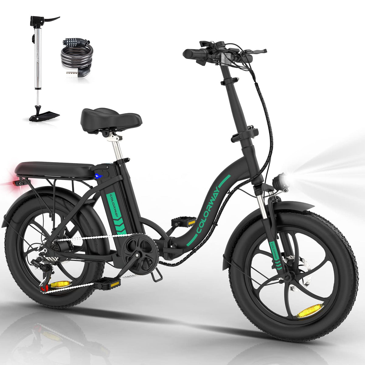 Colorway BK6S1 Folding Fat Tire E-Bike 750W Canada