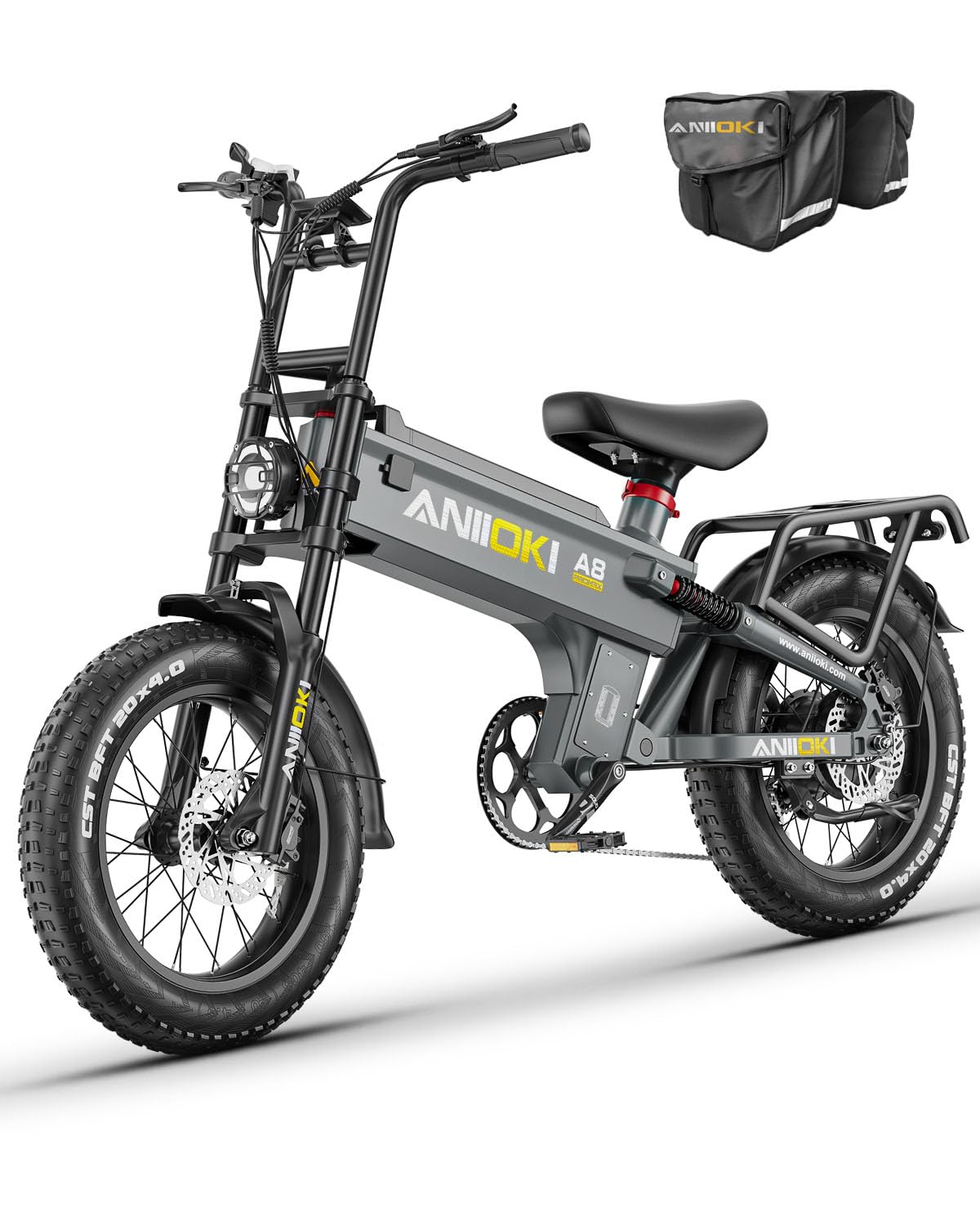 Aniioki A8 Pro Max Electric Bike (52V 70Ah, up to 150 km Range) Canada