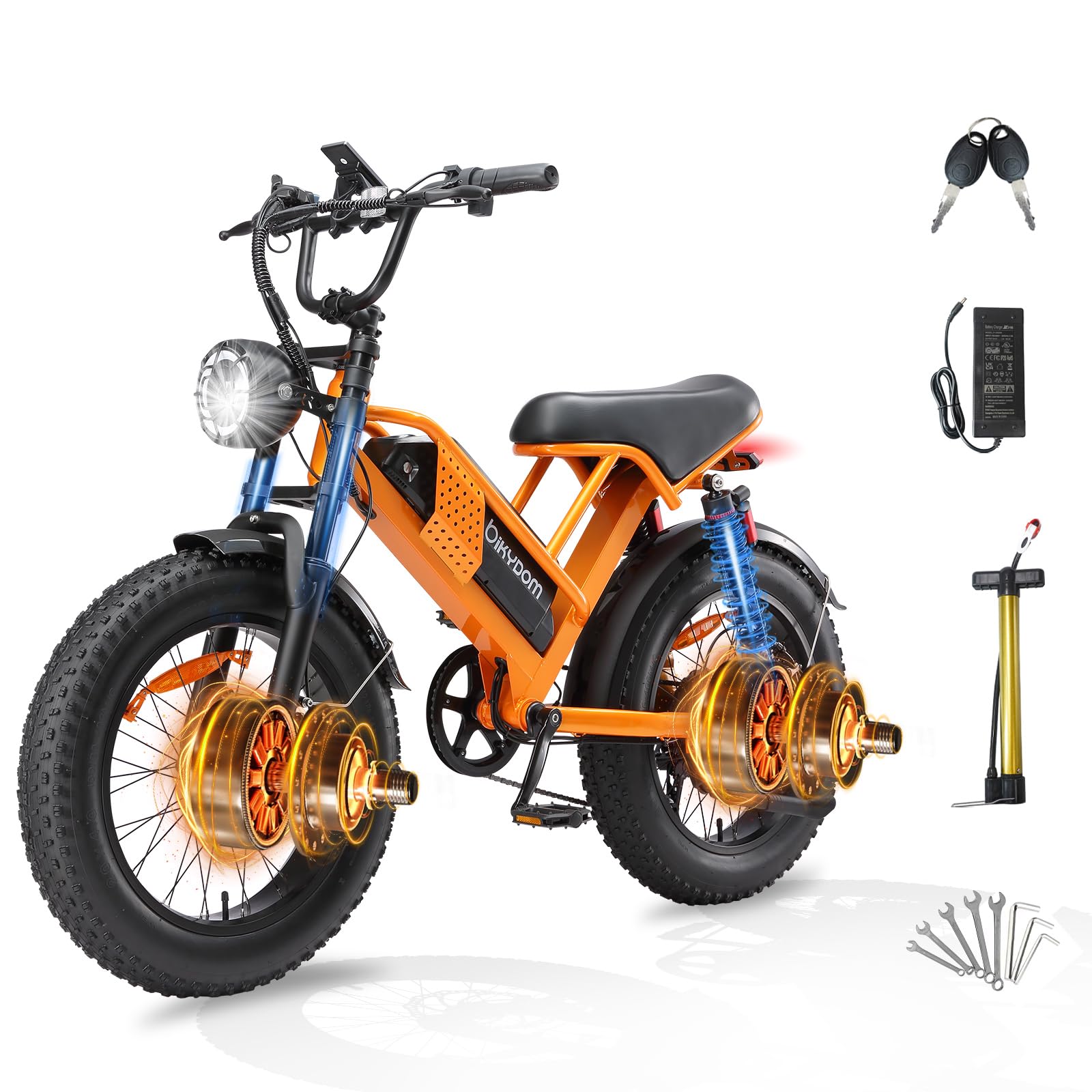 PikSpiid M7 Electric Bike 1000W Fat Tire Canada