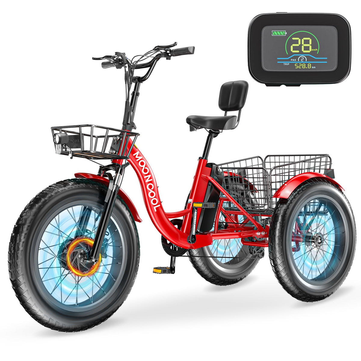 Mooncool Electric Tricycle - Best in Canada 2025