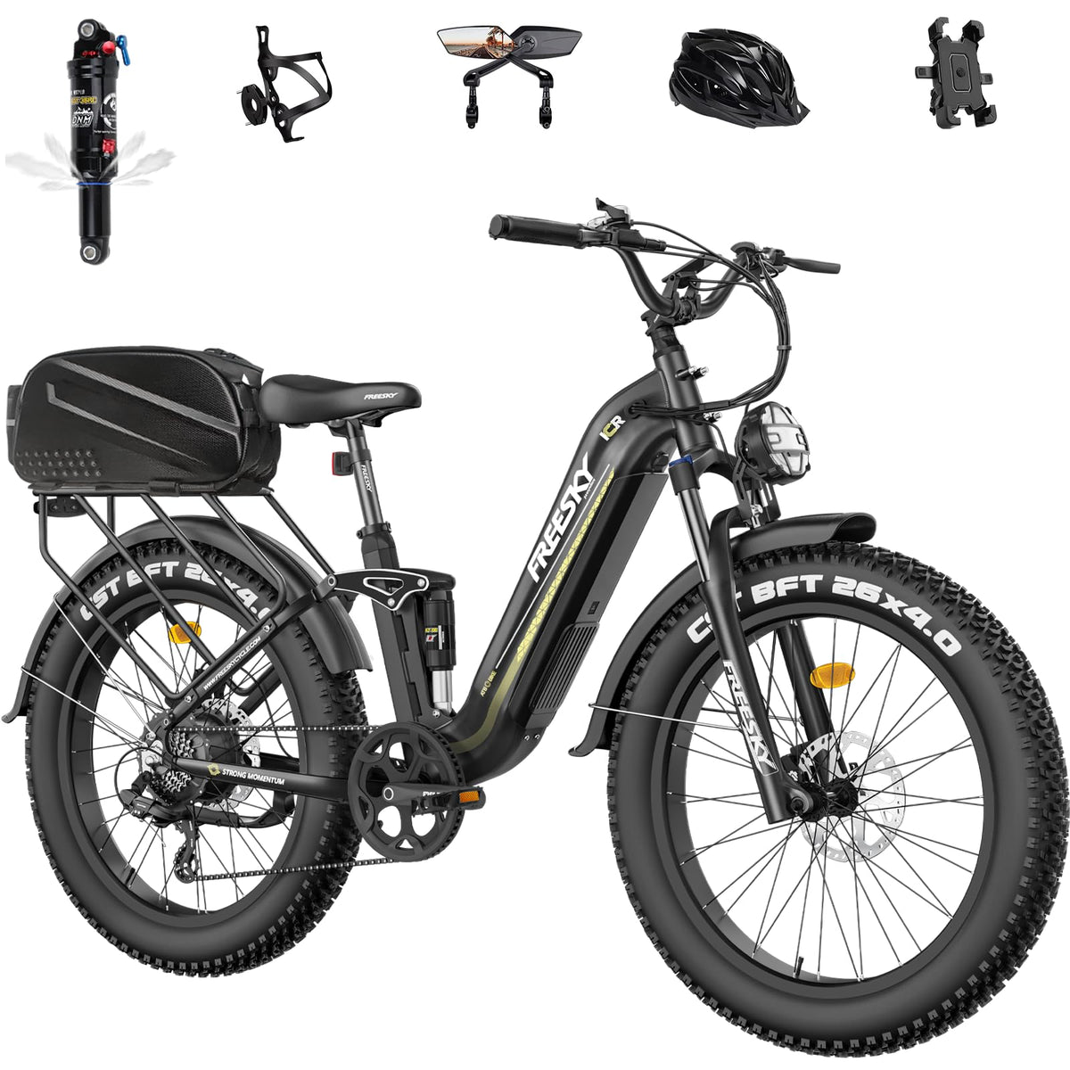 FREESKY Wild Cat Pro Electric Bike – Fat Tire E-Bike 1800W (Canada)