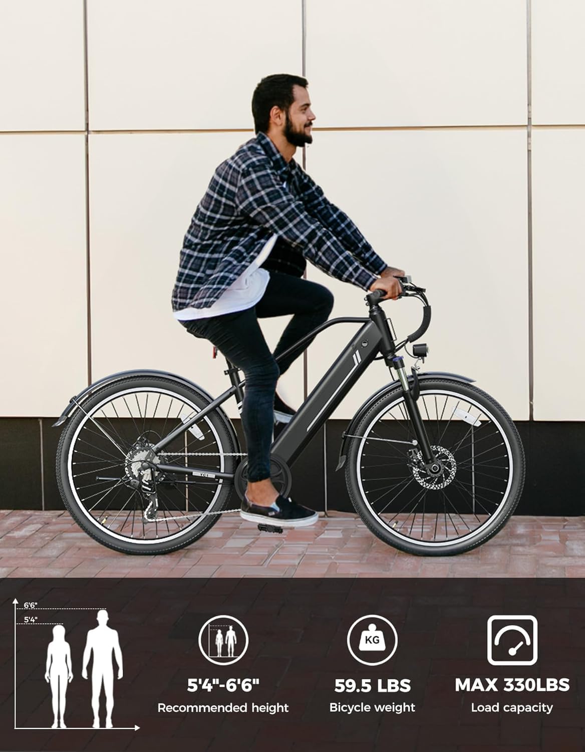 YC1 Electric Bike – 1000W Commuter E-Bike Canada