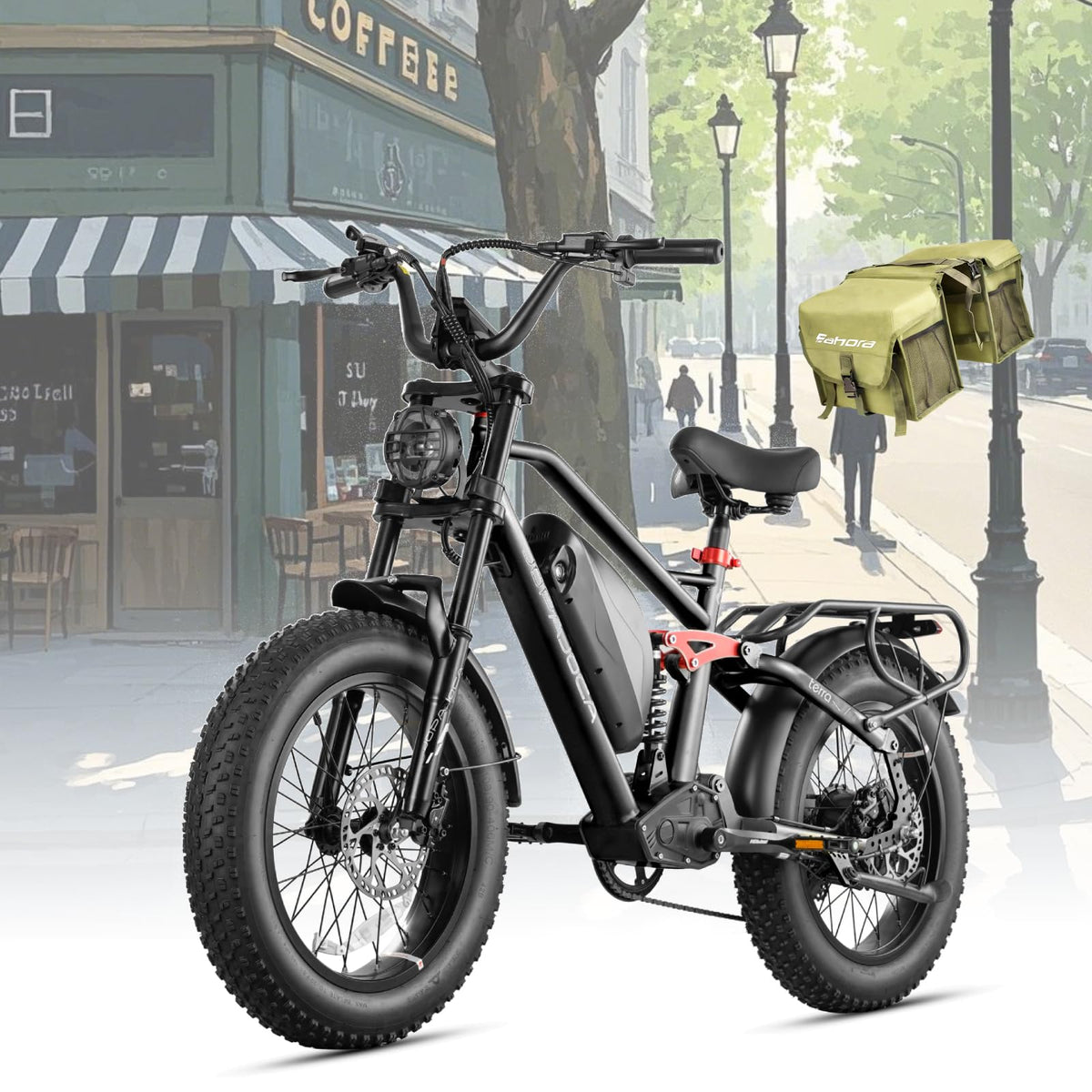 eAhora Terra 1500W Peak E-Bike Canada – Power Unleashed