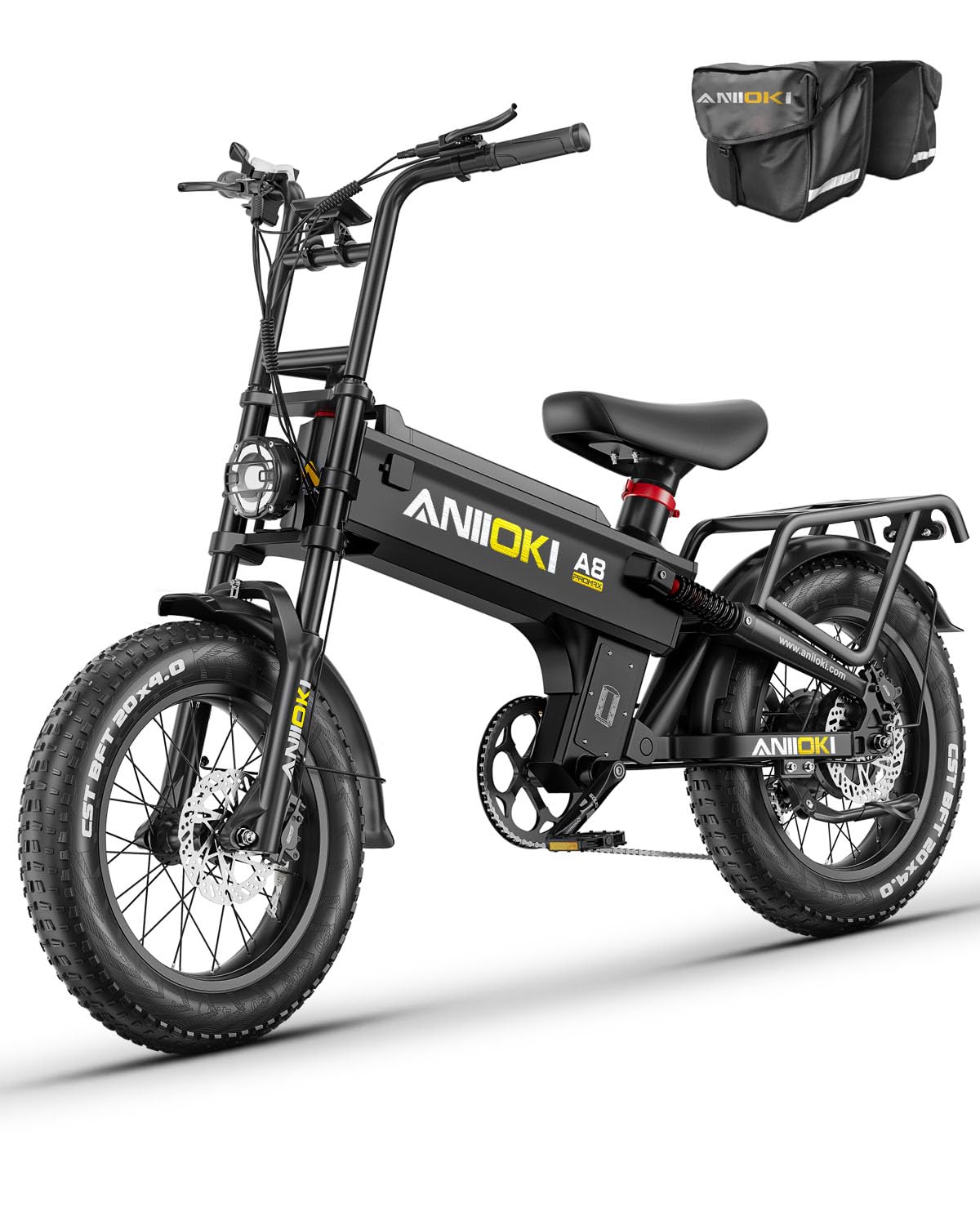 Aniioki A8 Pro Max Electric Bike (52V 70Ah, up to 150 km Range) Canada