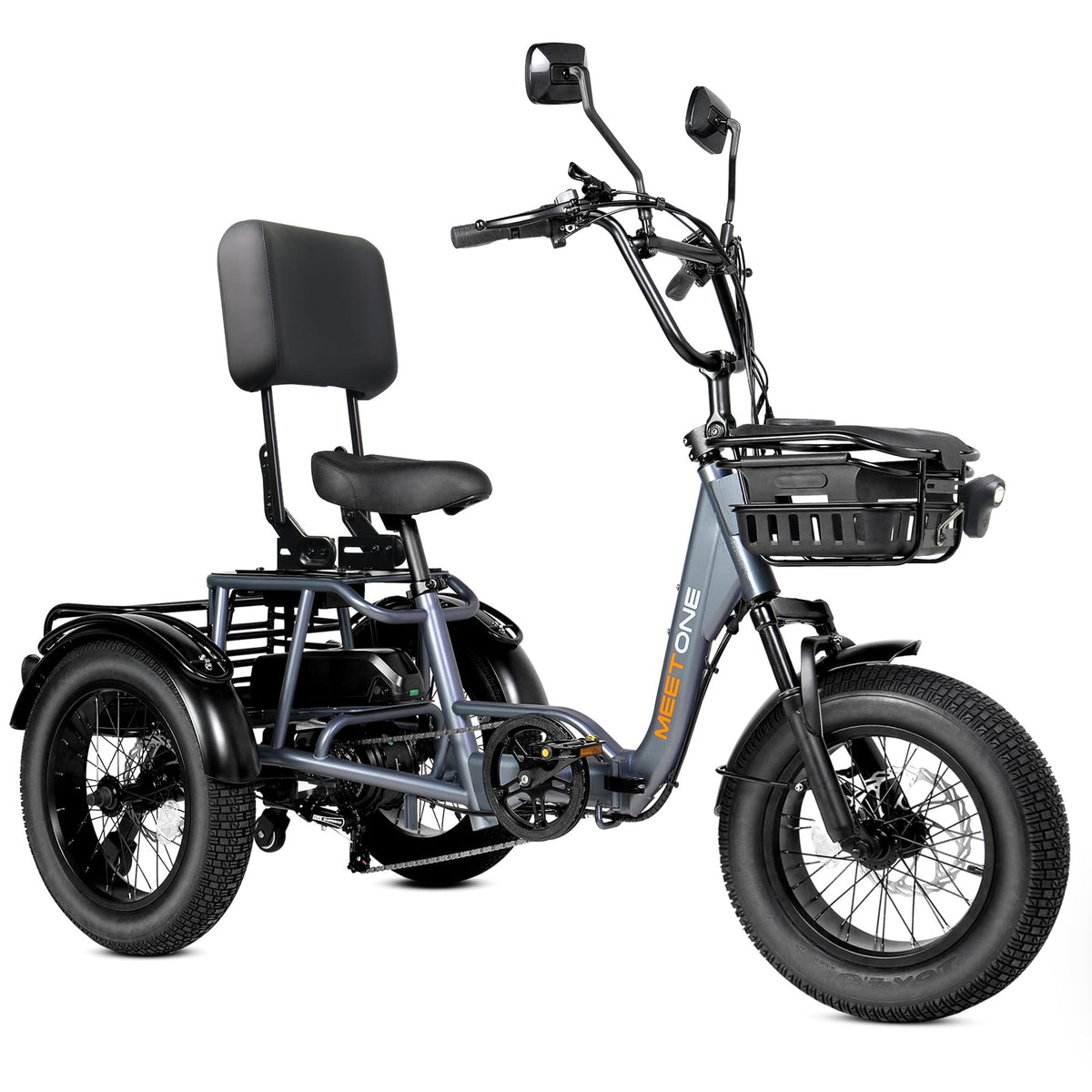MeetOne Breeze Folding Electric Trike 500W – Canada