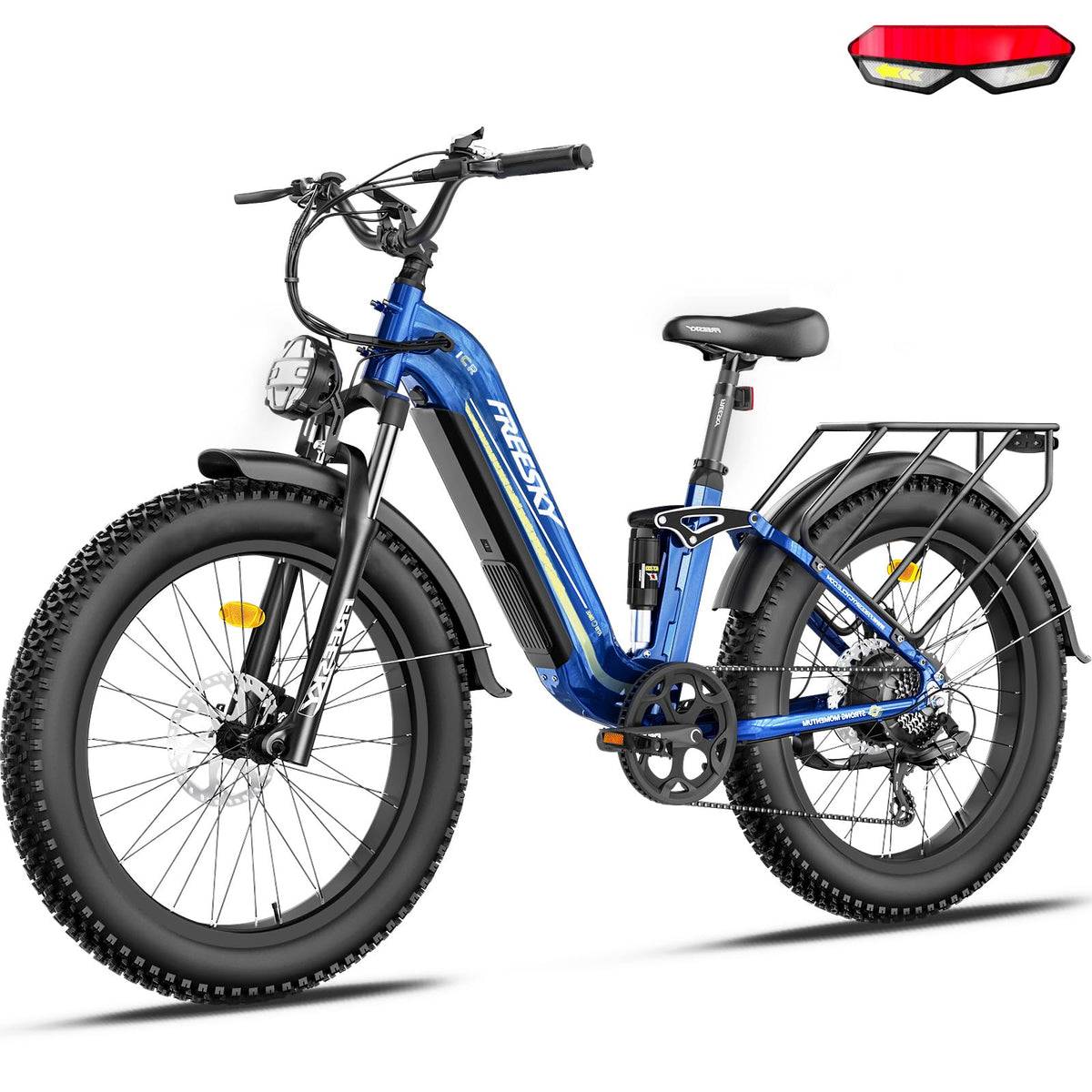FREESKY Wild Cat Pro Electric Bike – Fat Tire E-Bike 1800W (Canada)