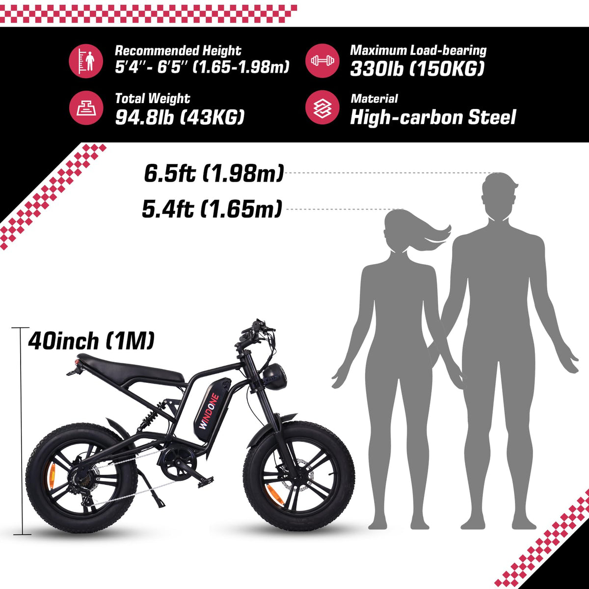 Windone K20 Electric Bike – All-Terrain Canada Power