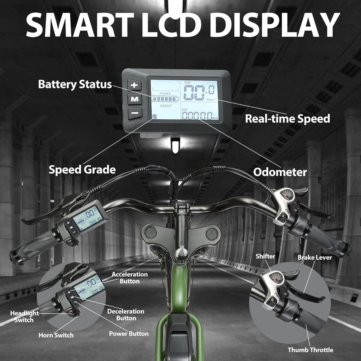 EVGUPRIDER Peak 2000W Fat Tire Electric Bike Canada
