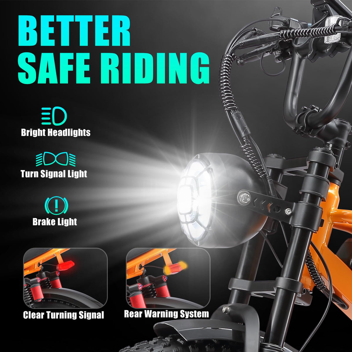 Jiu Haolong Electric Mountain Bike – 1000W All-Terrain E-Bike for Canada