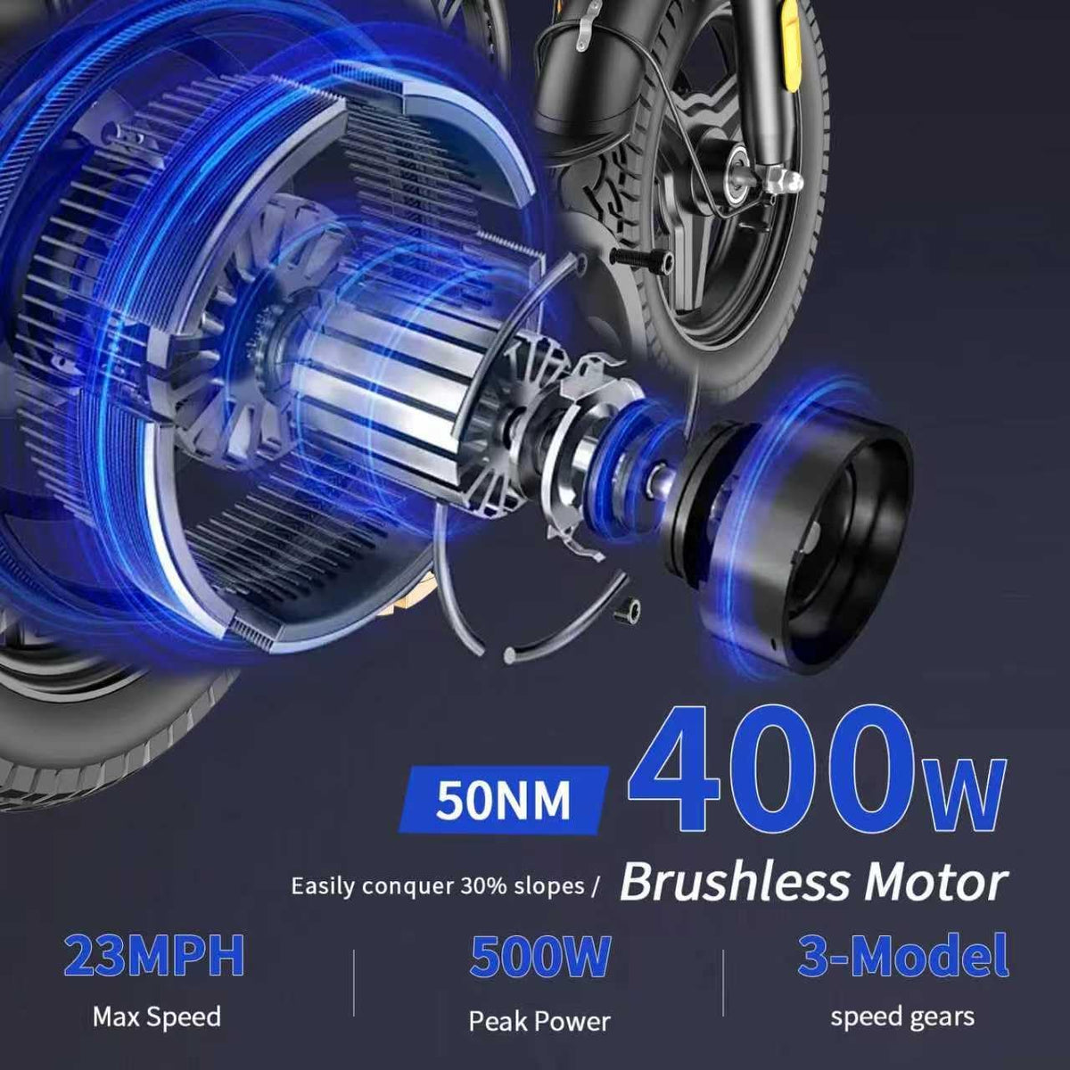 HLOIE Folding Electric Bike 48V 12Ah – Canada