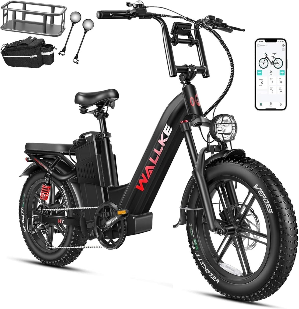 Wallke H7 hydraulic brake detail Canada
