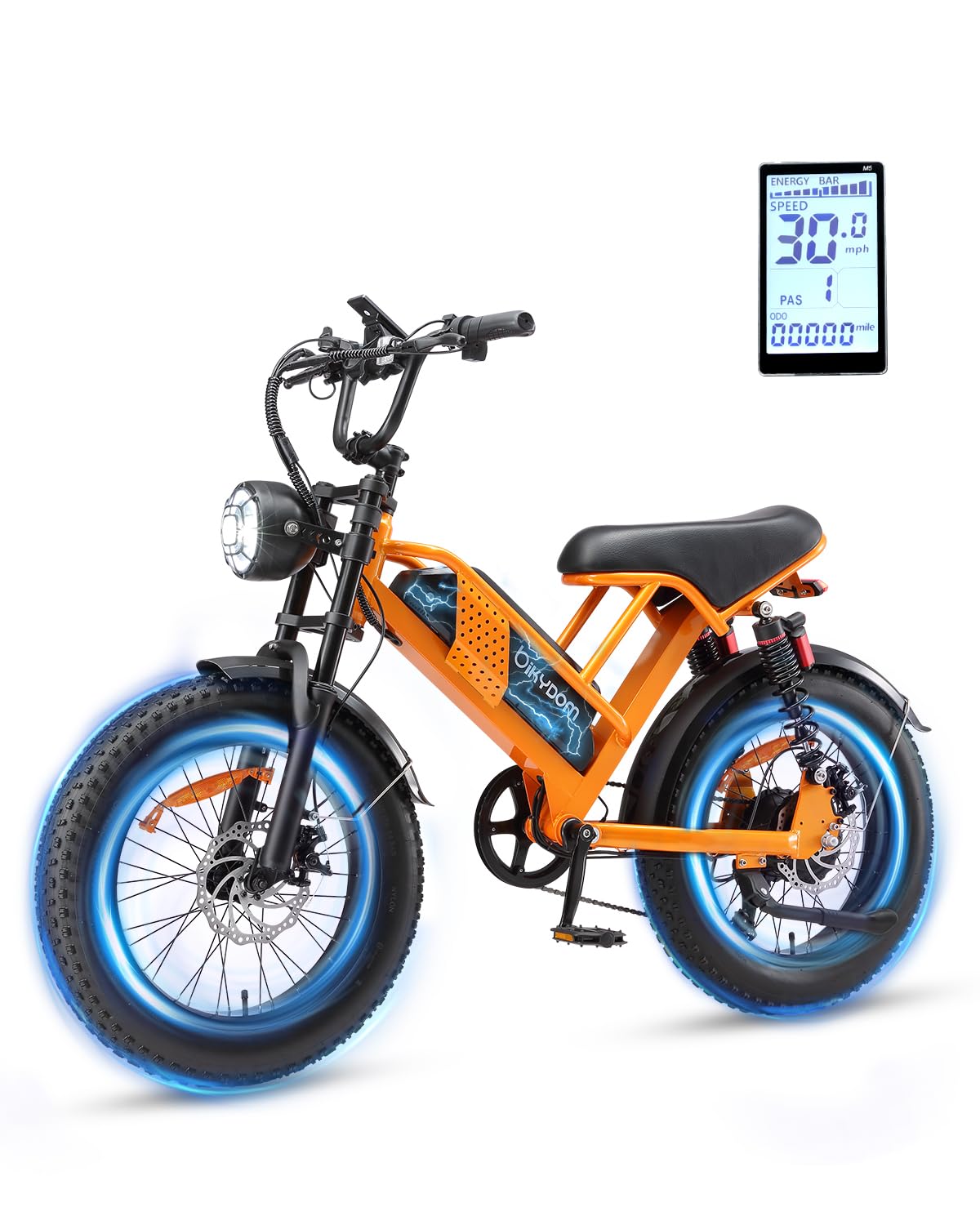 Jiu Haolong Electric Mountain Bike – 1000W All-Terrain E-Bike for Canada