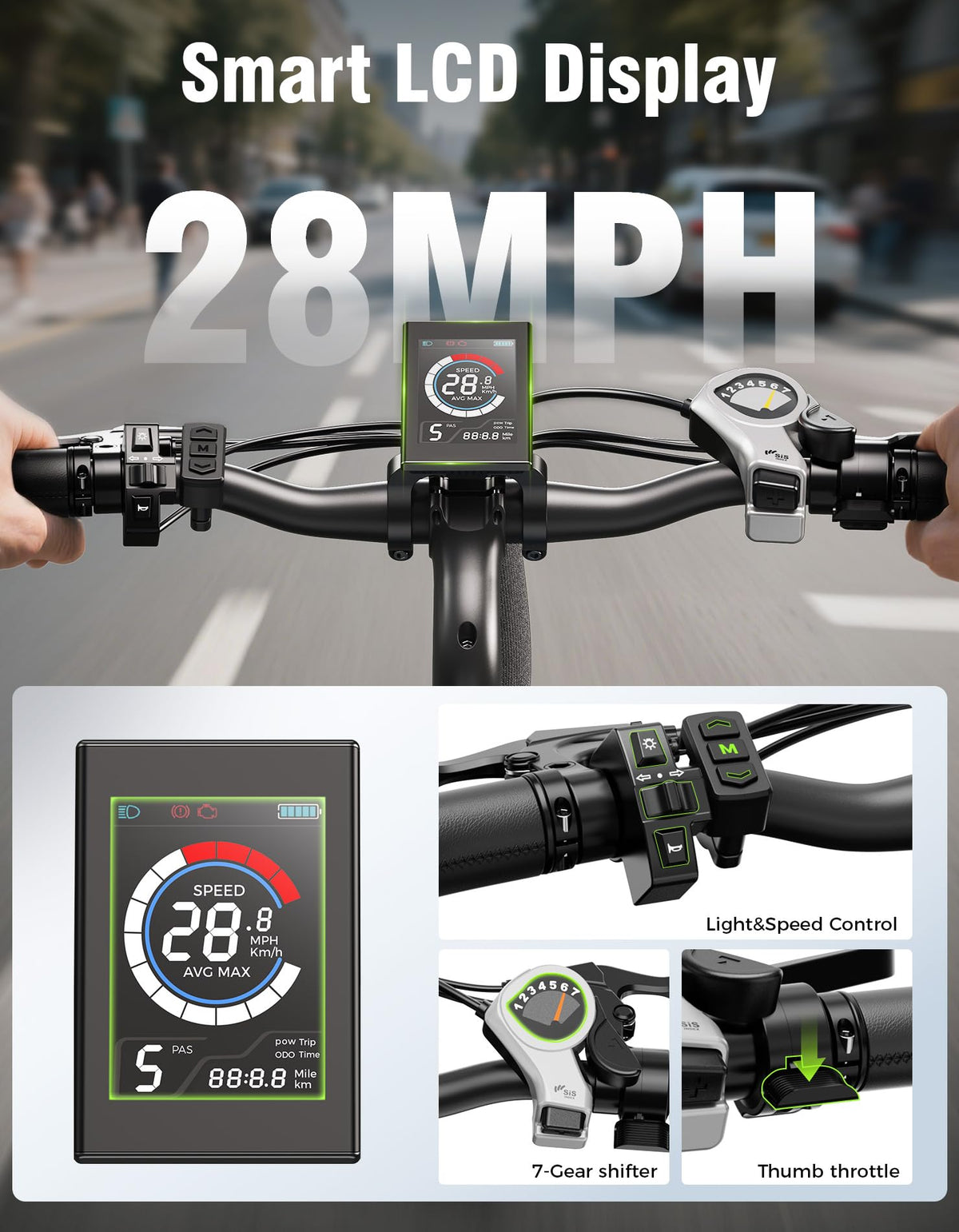 Jasion Roamer Electric Bike - Power in Canada