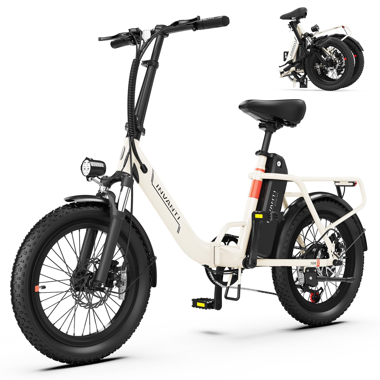 INVANTI EB11 Bicicleta eléctrica plegable de ruedas anchas Canadá