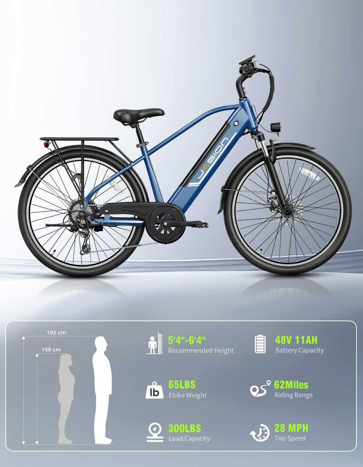 Jasion Roamer Electric Bike - Power in Canada